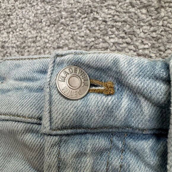 Madewell The Perfect Vintage Straight Leg Denim Jeans Womens 30 Light Wash Hemp - Picture 4 of 15